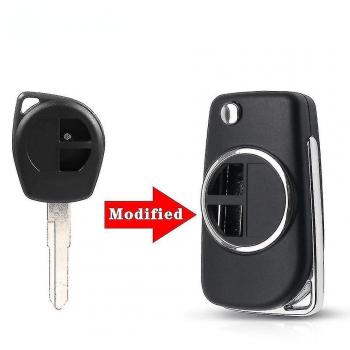 Coque de clé pliable 2 boutons pour Suzuki Jimny Splash