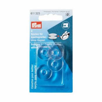 Pack 4 canettes Prym – Mondial Tissus – 20 × 10,5 mm en plastique