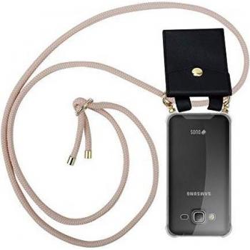 Cadorabo Gold Mobile Phone Chain Cover Rosa