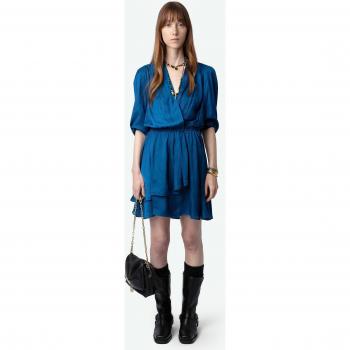 Vestido satinado de Zadig & Voltaire, estilo corto y mangas 7/8