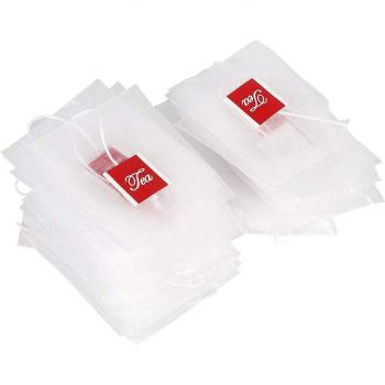Theezakjes Filterpapier, 50 Stuks, 7x5.8CM en 6x4.8CM