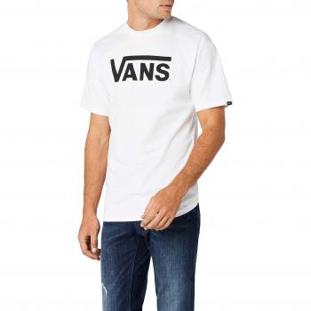 Vans Classic Short Sleeve T-Shirt White/Black XL 100% Cotton