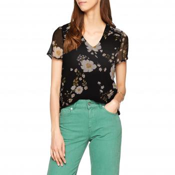 Vero Moda Vmkay SS Top, Camiseta sin Mangas para Mujer, Multicolor, Talla Large