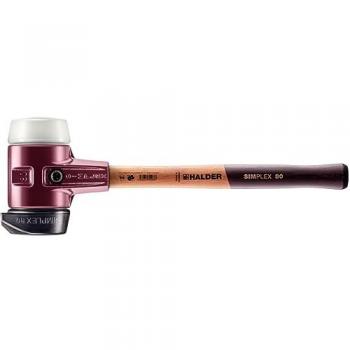 Mazza Halder simplex in gomma con manico in legno