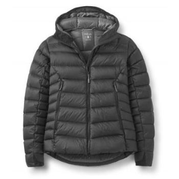 Rab Electron Pro Damenhoody – Schwarze Daunenjacke