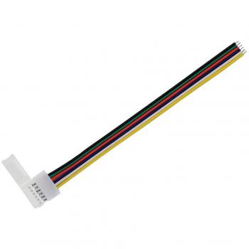 Conector rápido para tira LED RGB+CCT (6 Pin) 15cm