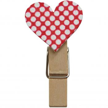 Set di Clip Design Instax Fujifilm – 10 Molletti a Forma di Cuore