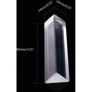 K9 Triangular Color Prism for Educational Light Spectrum Experiments