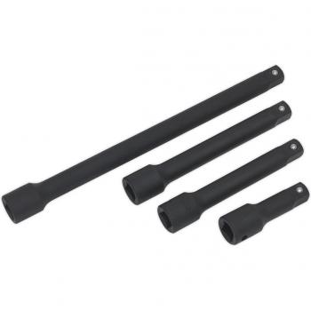 Sealey 4 Piece 1/2 Drive Impact Socket Extension Bar Set