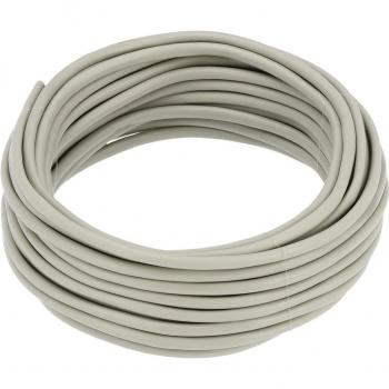 Hama 10 m Telefonkabel 4-adrig geschirmt grau