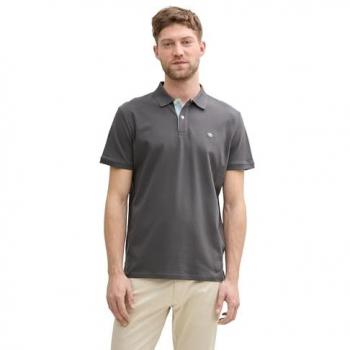 Regular Fit Tom Tailor Polo mit Logo-Embossing „BASIC“, S