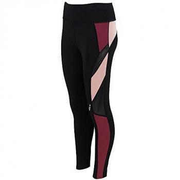 Joluvi Women's Black/Aubergine Motion Leggings Large