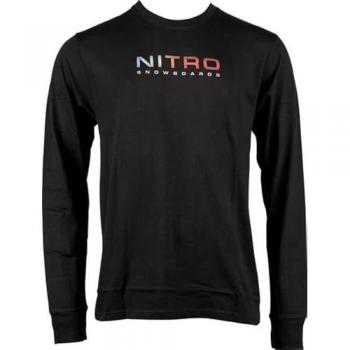 Camiseta de Manga Larga Unisex Nitro Team Negra Talla L