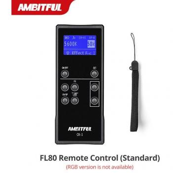 AMBITFUL boîtier de batterie pour télécommande FL80, FL80RGB