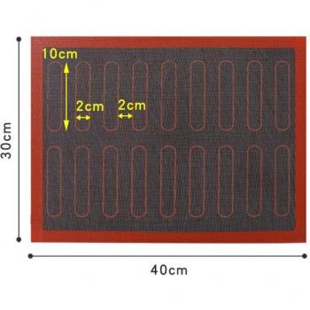 Tapis de pâtisserie en silicone antiadhésif