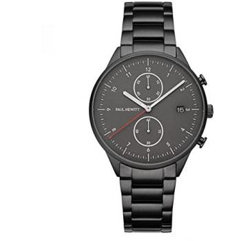 Paul Hewitt Herrenuhr Chrono Schwarz 42 mm