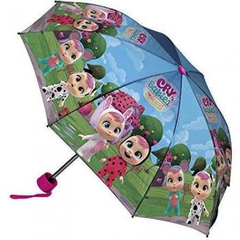 Parasol pour enfants Coriex It’s Raining Kids, 52/8 cm, style pliable, couleur pastel