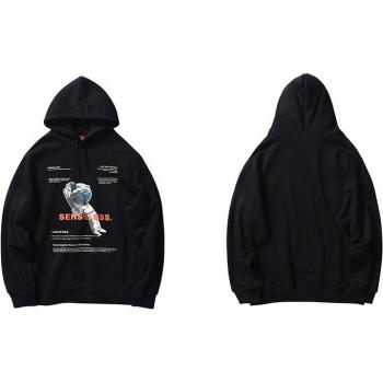 Camiseta de Capucha Winter “Flow Negro”
