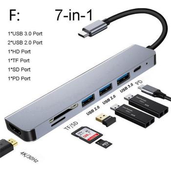 Hub USB-C PD3.0 para Xiaomi y Laptops