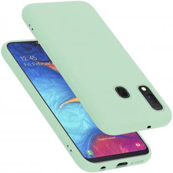 Cadorabo TPU Handyhülle (Galaxy A10e), Silikon Cover, Grün