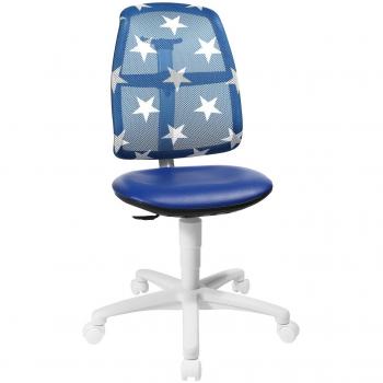 Blauer Topstar Kinderstuhl S`Maxx – 3‑Stufen‑Drehmechanik