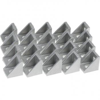 Conector de 20X20 L para perfiles de aluminio