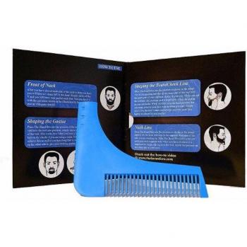 Men's Beard Comb and Shaping Template