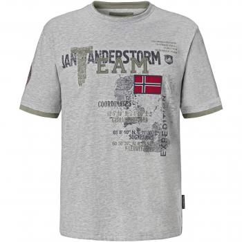 Jan Vanderstorm T-Shirt Sölve hellgrau
