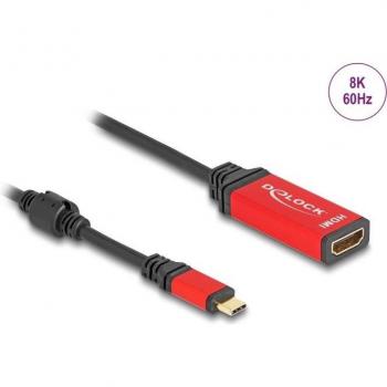 DELOCK 8K HDMI Adapter for USB C 0.2m
