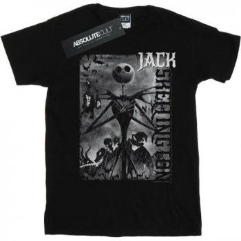 Disney Damen Nightmare Before Christmas Skellington Baumwoll T-Shirt
