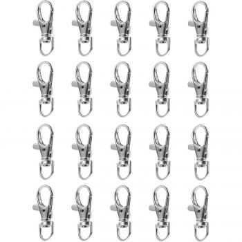 Pinces à crochet anti‑fuite, 20 pièces, métal robuste