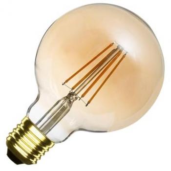 Ampoule LED Filament 8 W TechBrey – G95 Gold, 1055 lm, 2700 K Blanc Chaud – Dimmable