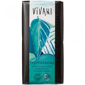 Vivani Organic Peppermint Filled Dark Chocolate 100 g