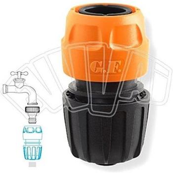 Adattatore universale per tubi da giardino con raccordo rapido da 1/2''
