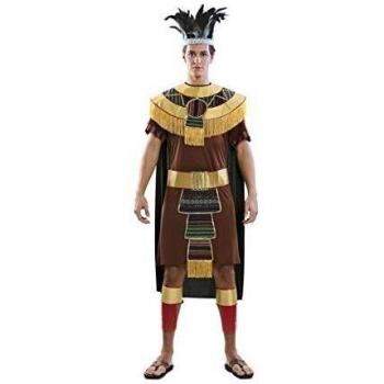 Costume da Uomo Azteco in Marrone