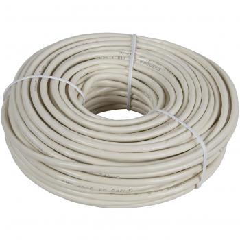 Zenith 100 ft. Almond 6-Wire Round Station Phone Wire
