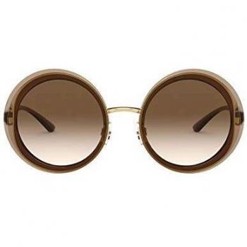 Ladies’ DG 6127 Dual‑Line Brown Sunglasses (D&G) – 52 mm