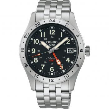 Seiko 5 Sports GMT Reloj Negro SSK023K1