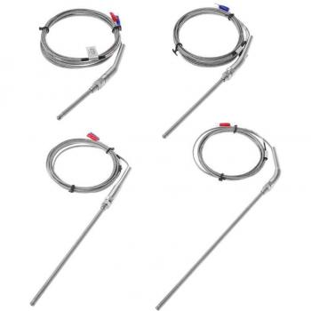 Sonda de Termopar K 2m con Extensiones 50mm/100mm/150mm/200mm