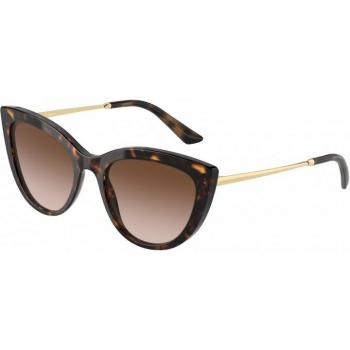Women's Dolce & Gabbana Butterfly Havana Sunglasses DG4408 502/13 54