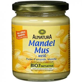 Alnatura Bio Mandelmus weiß, vegan, 1er Pack (1 x 250 g)