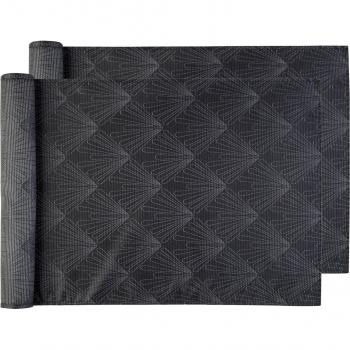 Nappe festive effet paillettes gris