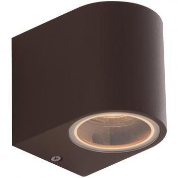 Applique moderno da esterno One marrone IP54