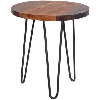 Table auxiliaire marron 50x46x46cm Signes Grimalt