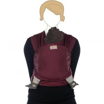 Babylonia 966 Burgundía – Bufanda de Portage Orgánica