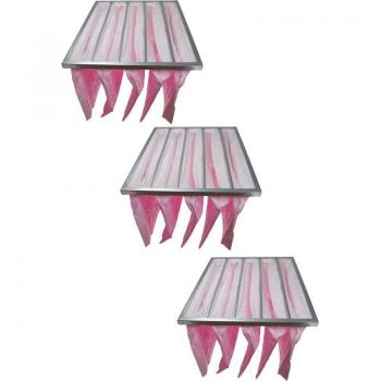 VHBW Borsa Filtrante Condizionatore Rosa 49x59,2x36 cm