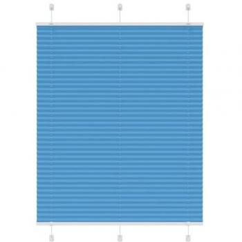 VidaXL Blue Pleated Window Shade 105x100 cm