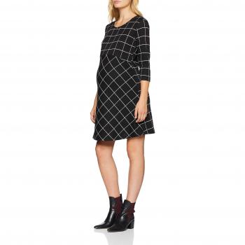 Robes de grossesse GRID Noires – SUPERMOM