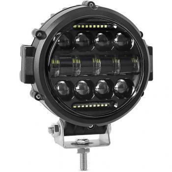 Spot lumineux 60 W – lampe de travail ronde pour camion/ SUV en couleur noire