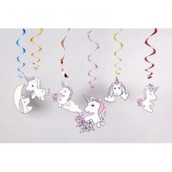 Kit Mágico de Decoración Unicornio 6 Figuras